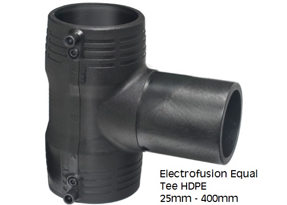 Electrofusion Equat Tee HDPE 25mm-400mm